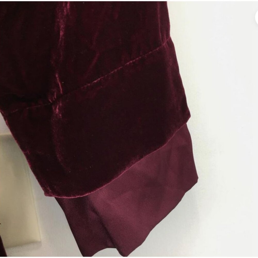 Cabernet Velvet Silk Robe M New - Picture 7 of 9